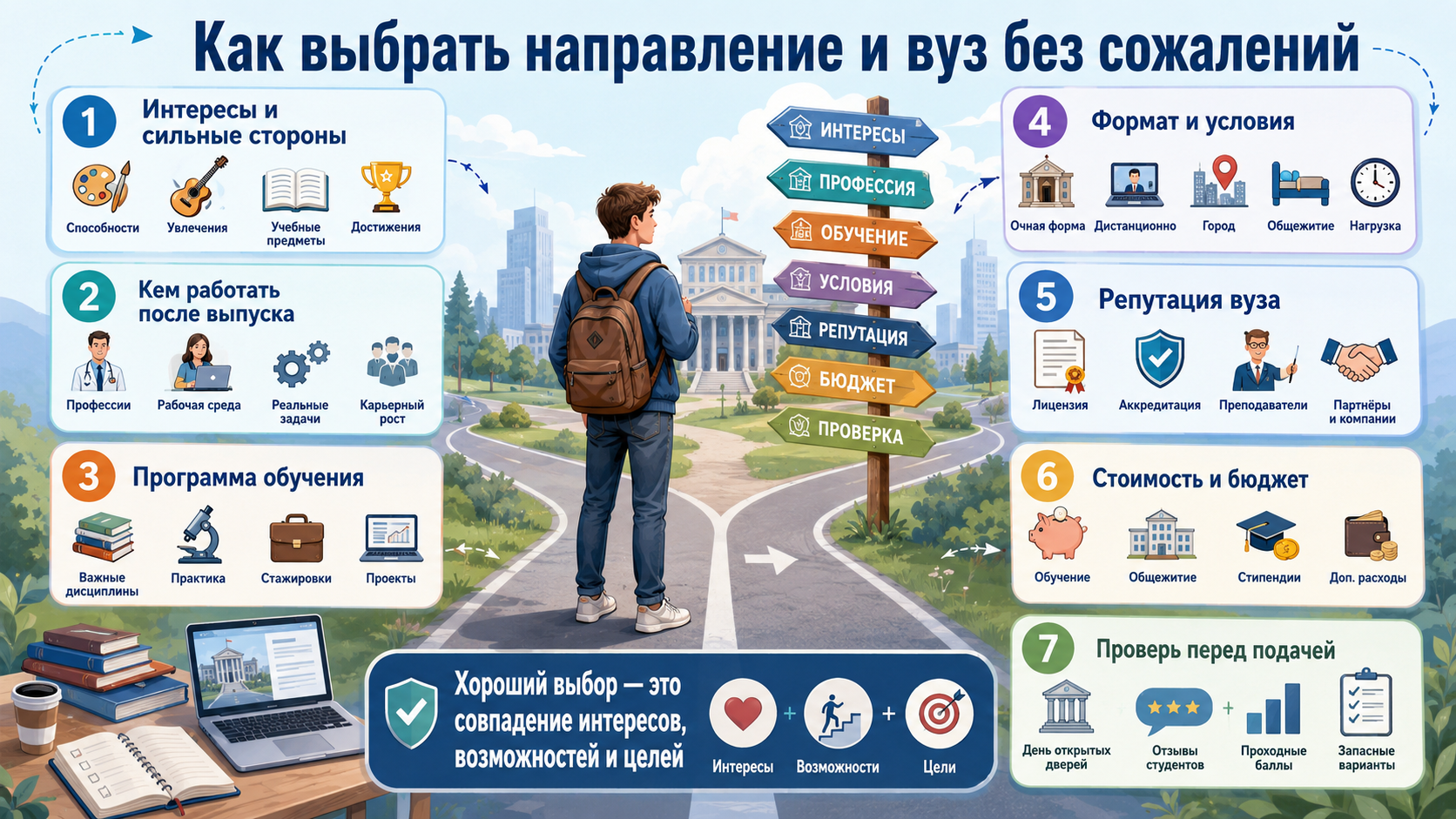 Как выбрать направление и вуз без сожалений